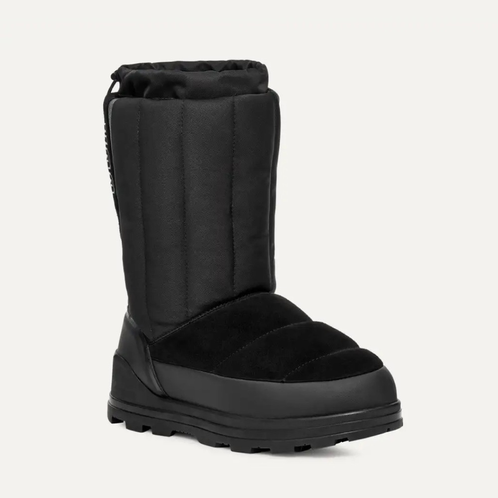 UGG Black Classic Klamath Suede Short Boots